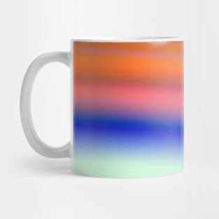 blue pink white yellow abstract texture Mug